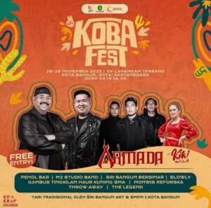 Armada dan Kiki “Pantura 4” Bakal Menggoyang Koba Fest 2023 di Kukar