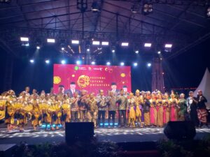Festival Topeng Nusantara Dibuka Resmi Oleh Kadispar Kukar